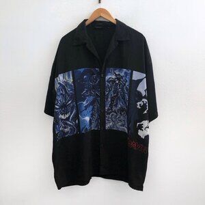 SPAWN 2002 Vintage Short Sleeve Button Up Shirt 2XL